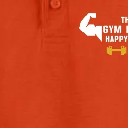 The Gym Is My Happy Hour Workout Motivation And Meaningful Gift Dry Zone Grid Performance Polo