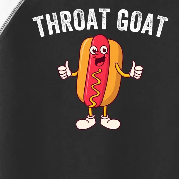 Throat Goat Inappropriate Comment Funny Gag Gift White Elephant Prank Gift Toddler Fine Jersey T-Shirt