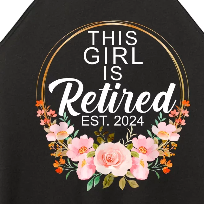 This Girl Is Retired Est. 2024 Retirement Women’s Perfect Tri Rocker Tank