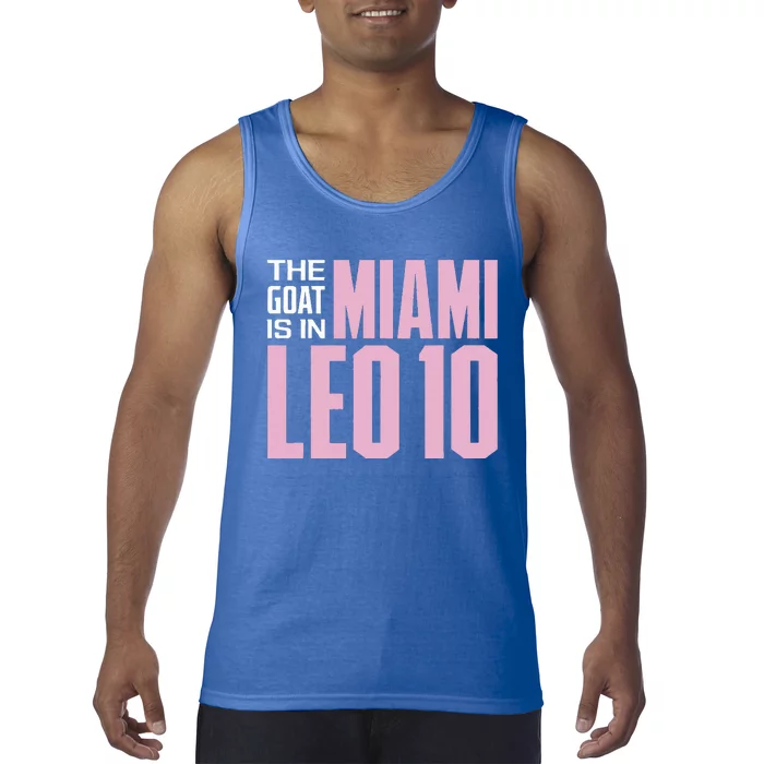 The GOAT Is In Miami Leo 10 Tank Top