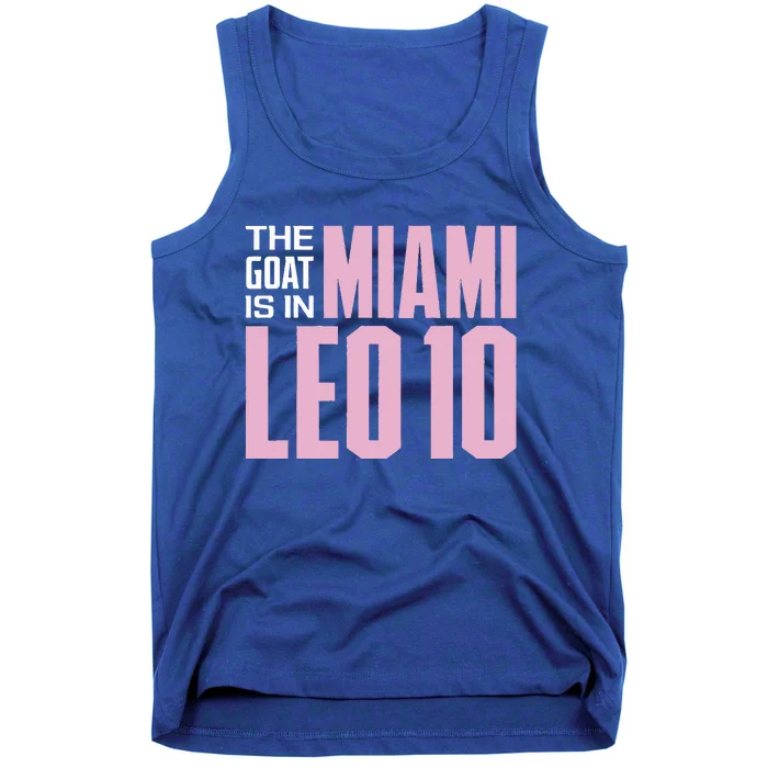 The GOAT Is In Miami Leo 10 Tank Top