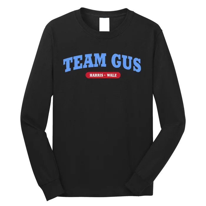 Team Gus IM Voting For Gus Walz Dad Gift Long Sleeve Shirt