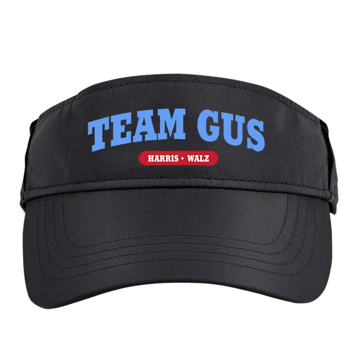 Team Gus IM Voting For Gus Walz Dad Gift Adult Drive Performance Visor