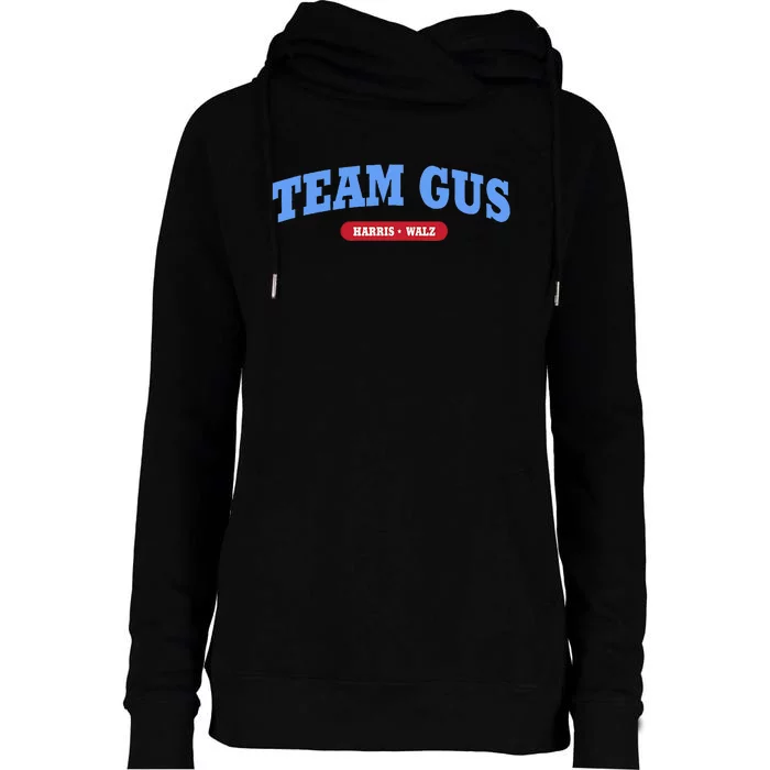 Team Gus IM Voting For Gus Walz Dad Gift Womens Funnel Neck Pullover Hood