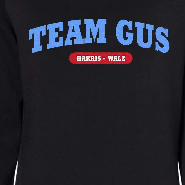 Team Gus IM Voting For Gus Walz Dad Gift Womens California Wash Sweatshirt