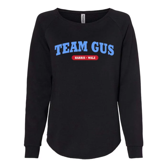 Team Gus IM Voting For Gus Walz Dad Gift Womens California Wash Sweatshirt