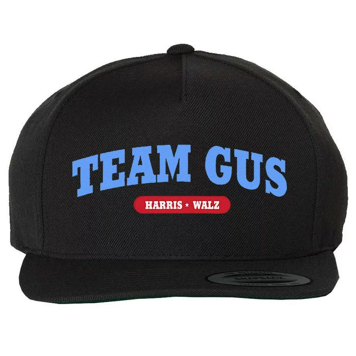 Team Gus IM Voting For Gus Walz Dad Gift Wool Snapback Cap