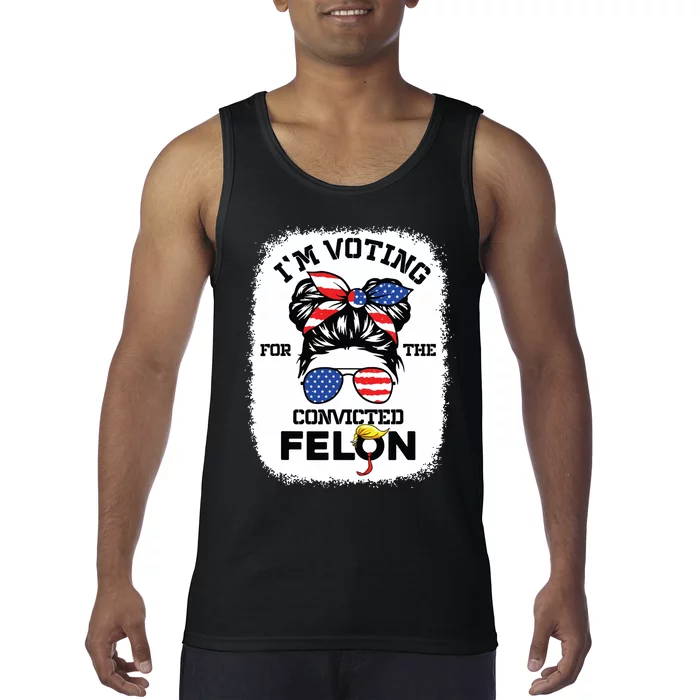 Trump Girl Im Voting Convicted Felon 2024 Vote Trump Tank Top