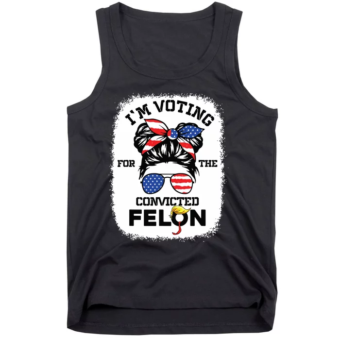 Trump Girl Im Voting Convicted Felon 2024 Vote Trump Tank Top