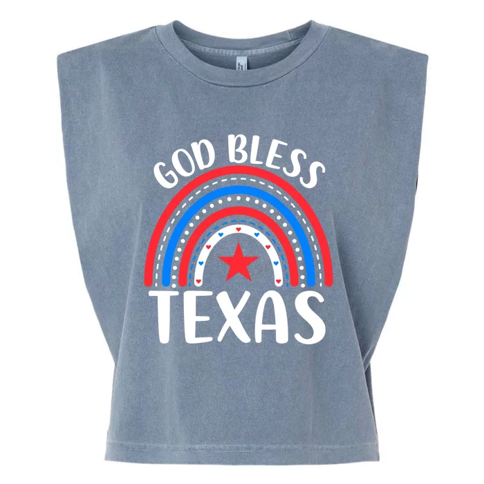 Texas Gift I Love Texas Usa Gift Garment-Dyed Women's Muscle Tee