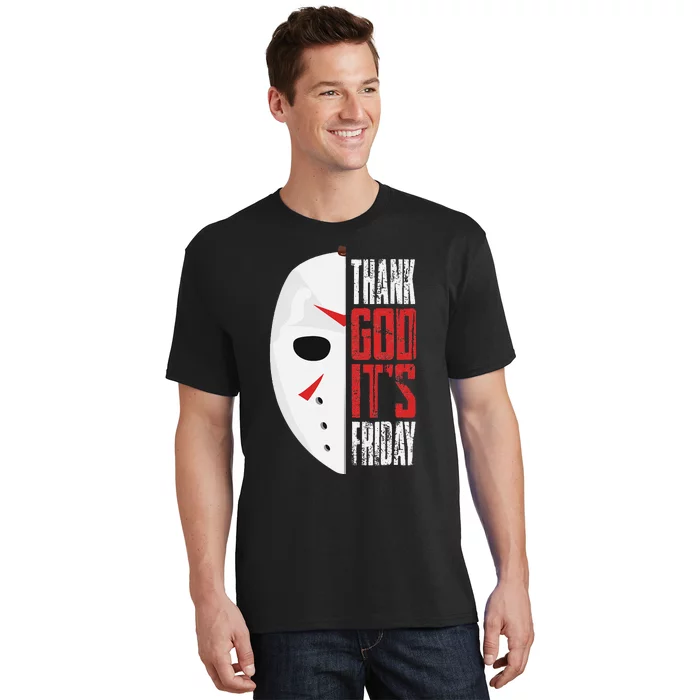 Thank God Its Friday Halloween Horror Scary Movies T-Shirt