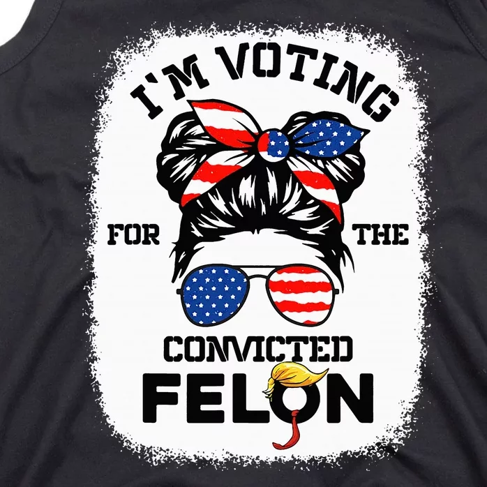 Trump Girl IM Voting Convicted Felon 2024 Vote Trump 45 47 Tank Top