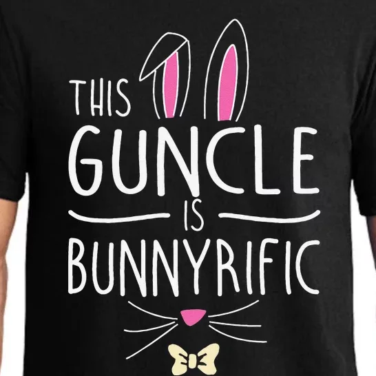 This Guncle Is Bunnyrific Easter Bunny Ears Pajama Set