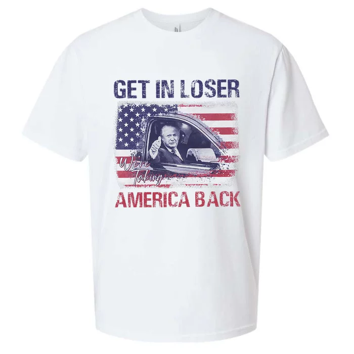 Trump Get In Loser WeRe Taking America Back Sueded Cloud Jersey T-Shirt