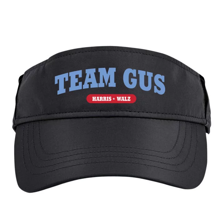 Team Gus Im Voting For Gus Walz Dad Adult Drive Performance Visor