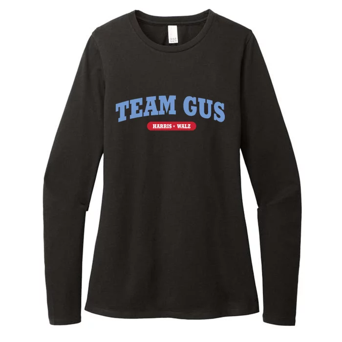 Team Gus Im Voting For Gus Walz Dad Womens CVC Long Sleeve Shirt