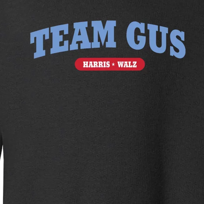 Team Gus Im Voting For Gus Walz Dad Toddler Sweatshirt