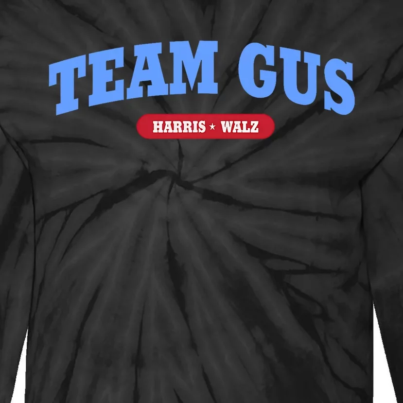 Team Gus IM Voting For Gus Walz Dad Tie-Dye Long Sleeve Shirt