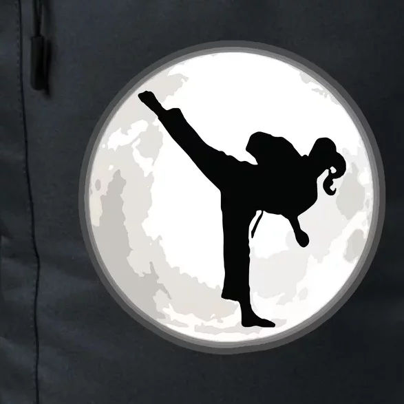 Taekwondo Girl In The Moon Tee Daily Commute Backpack