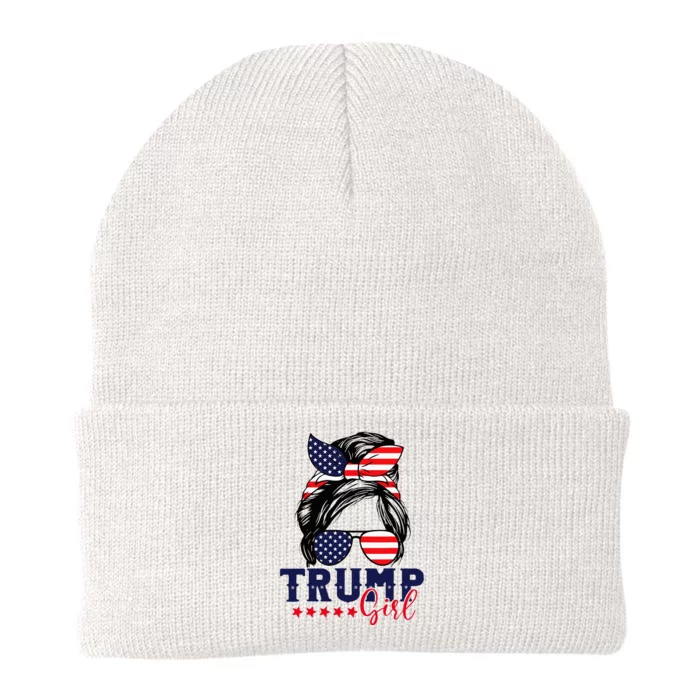 Trump Girl IM Voting Convicted Felon 2024 Vote Trump 45 47 Knit Cap Winter Beanie