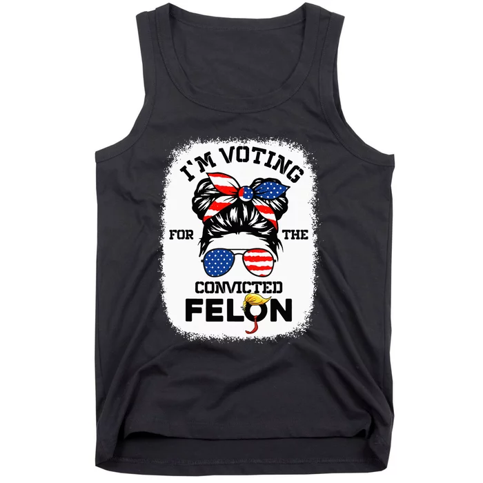 Trump Girl IM Voting Convicted Felon 2024 Vote Trump 45 47 Tank Top