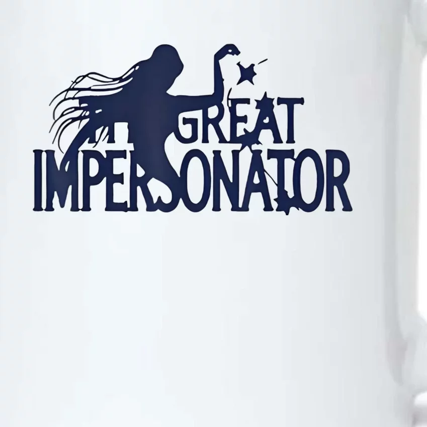 The Great Impersonator Funny Gift Black Color Changing Mug