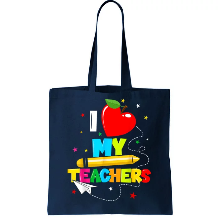 Teens Graduation I Heart My Teachers I Love My Teachers Tote Bag