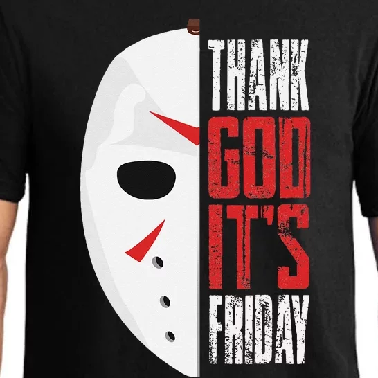 Thank God Its Friday Halloween Horror Scary Movies Pajama Set