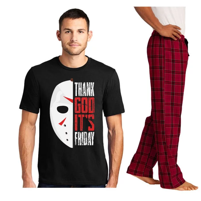 Thank God Its Friday Halloween Horror Scary Movies Pajama Set