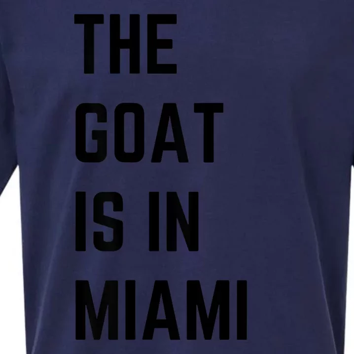 The Goat Is In Miami Sueded Cloud Jersey T-Shirt