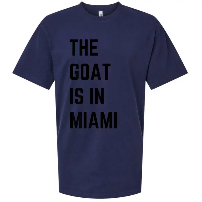 The Goat Is In Miami Sueded Cloud Jersey T-Shirt