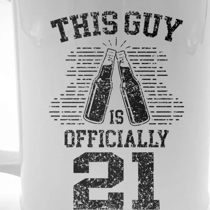 This Guy Is Ly 21 21st Birthday Party Celebrate Gift Front & Back Beer Stein