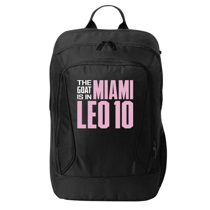 The GOAT Is In Miami Leo 10 City Backpack