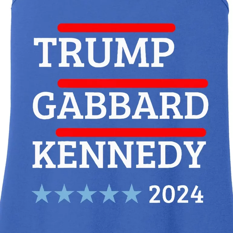 Trump Gabbard Kennedy 2024 Election Ladies Essential Tank