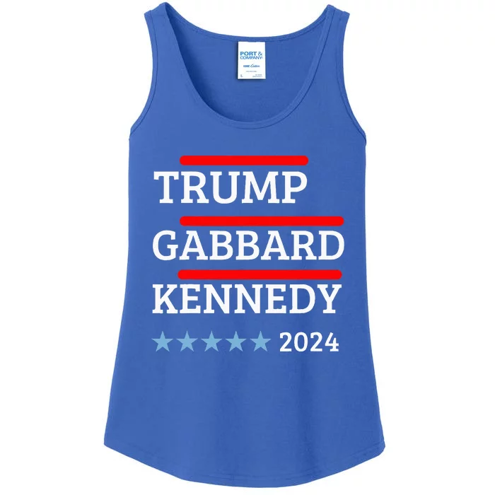 Trump Gabbard Kennedy 2024 Election Ladies Essential Tank