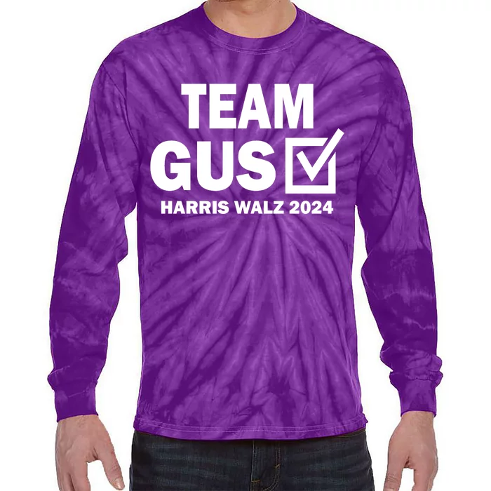 Team Gus Kamala 2024 Tie-Dye Long Sleeve Shirt