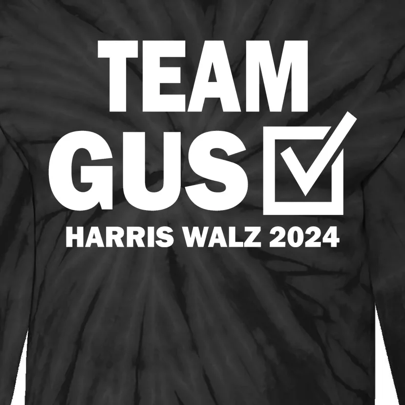 Team Gus Kamala 2024 Tie-Dye Long Sleeve Shirt