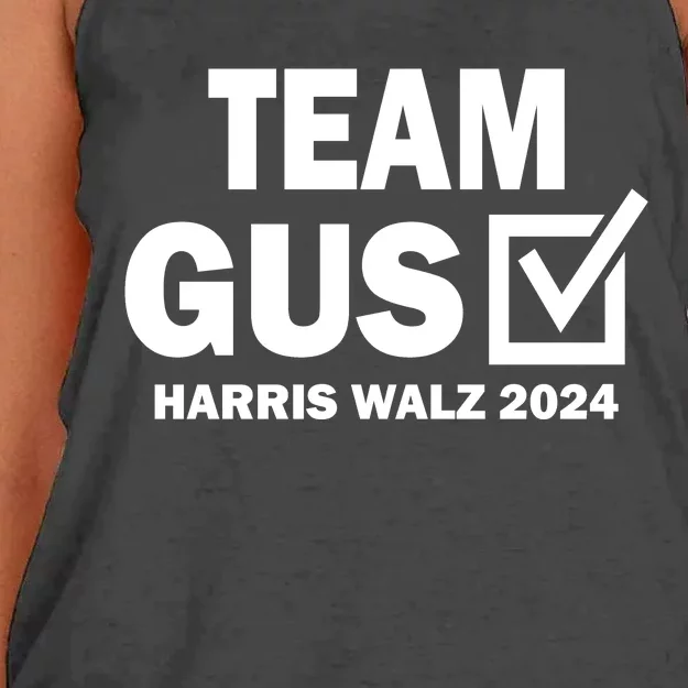 Team Gus Kamala 2024 Women's Knotted Racerback Tank