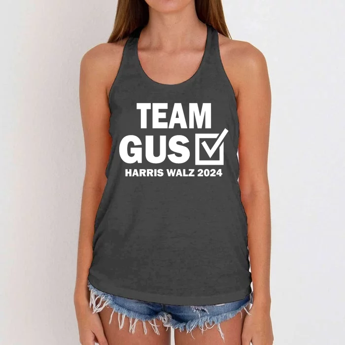 Team Gus Kamala 2024 Women's Knotted Racerback Tank