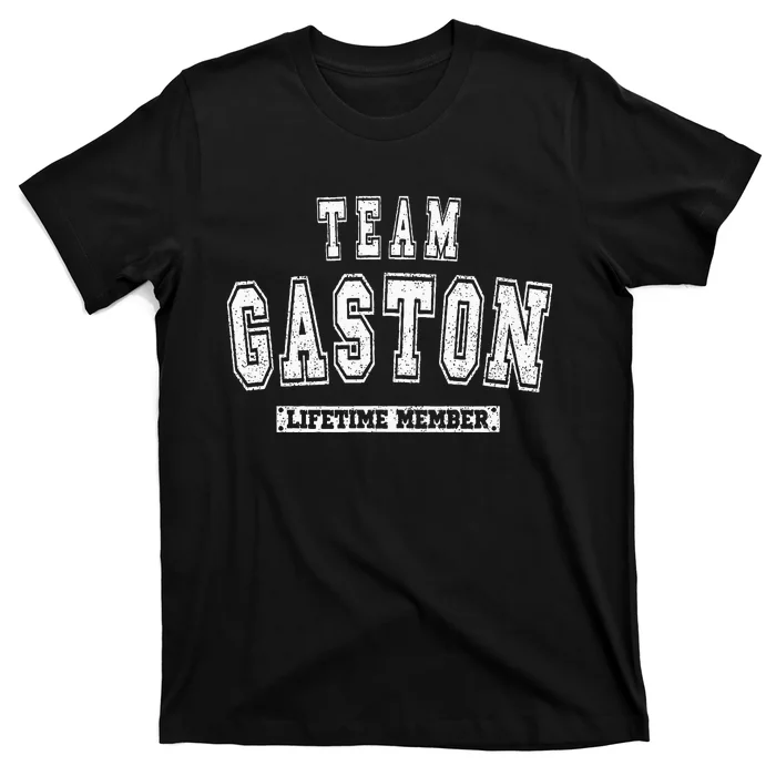 Team Gaston Lifetime Member Family Last Name T-Shirt