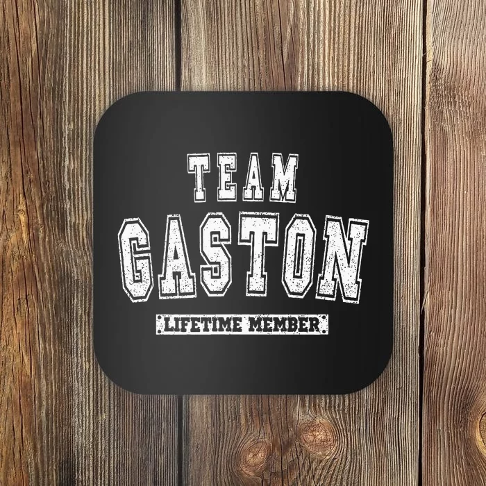 Team Gaston Lifetime Member Family Last Name Coaster