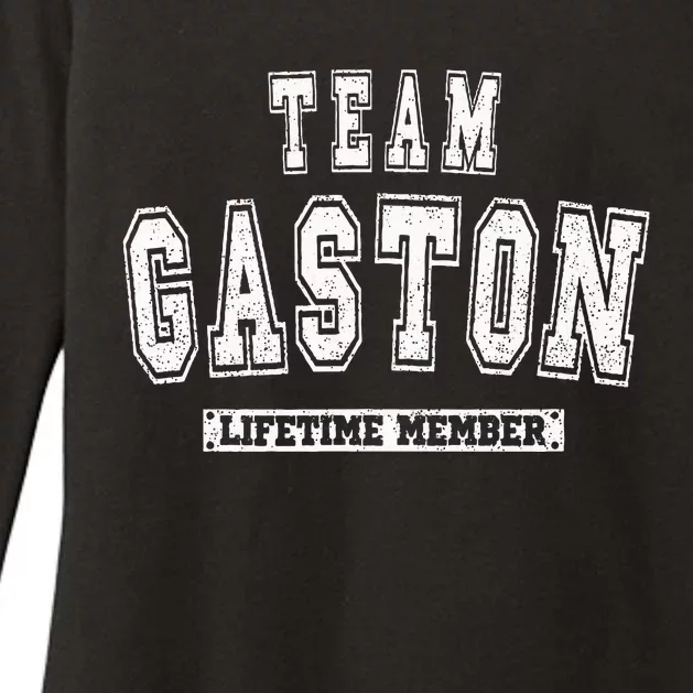 Team Gaston Lifetime Member Family Last Name Womens CVC Long Sleeve Shirt