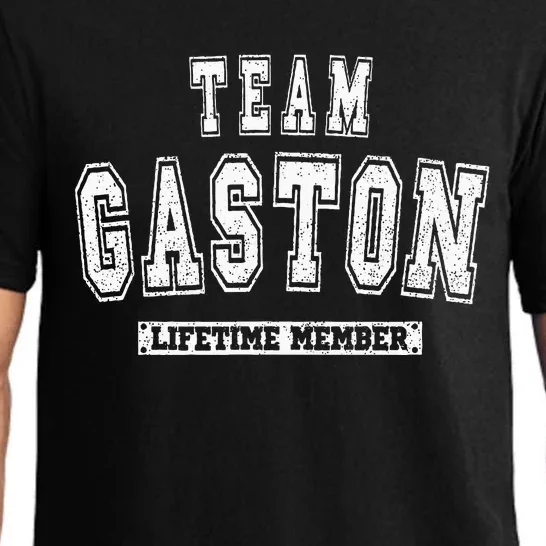 Team Gaston Lifetime Member Family Last Name Pajama Set