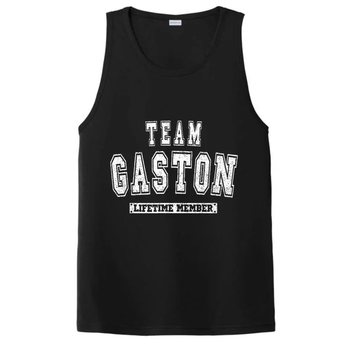 Team Gaston Lifetime Member Family Last Name Performance Tank