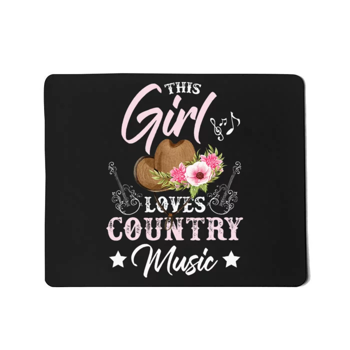 This Girl Loves Country Music Mousepad