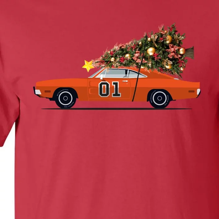 The General Lee Car Christmas Tree Tall T-Shirt