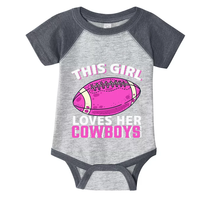 This Girl Loves Her Cow Infant Baby Jersey Bodysuit