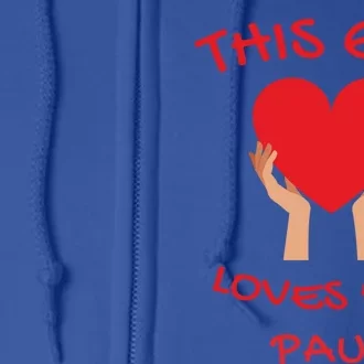 This Gal Loves Her Paul Valentines Day Gift Full Zip Hoodie