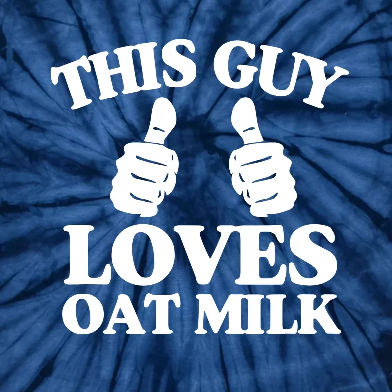 This Guy Loves Oat Milk Plant Based Vegan Barista Tie-Dye T-Shirt