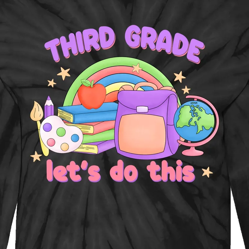 Third Grade Lets Do This Tie-Dye Long Sleeve Shirt